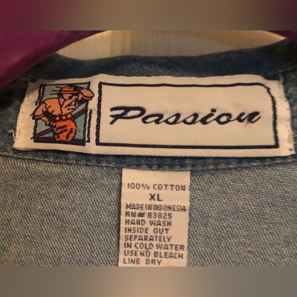 Route 66 Embroidered Denim Shirt Mint Condition - Picture 3 of 7